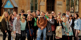 NSP students with Profs. Wynn and Debacker