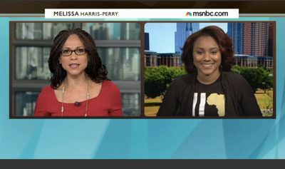 msnbc highlights AFR student Kimari Carter's research on women's empowerment through twerking