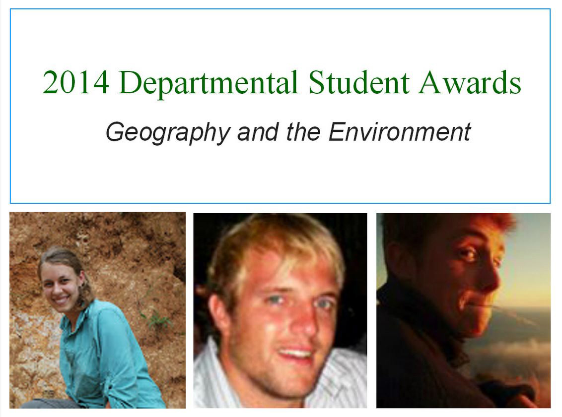 2014 Departmental Student Awards Announced