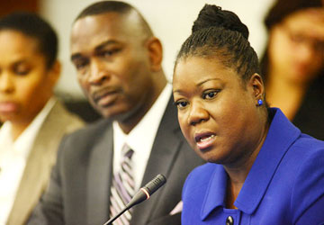 Sybrina Fulton, Trayvon Martin's mother.