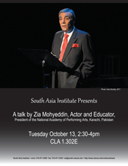 A talk by Zia Mohyeddin