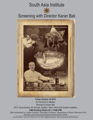 Film Screening: An American in Madras with Director Karan Bali