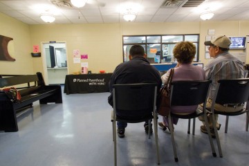 Planned Parenthood's waiting room in Waco, Texas.