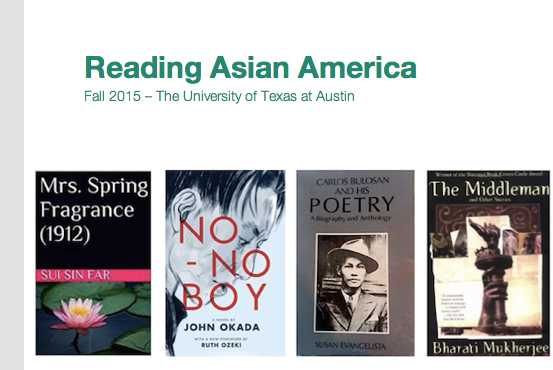 UT Student Blog: Reading Asian America