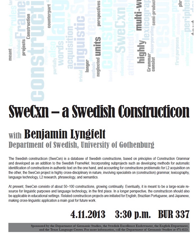SweCxn - A Swedish Constructicon