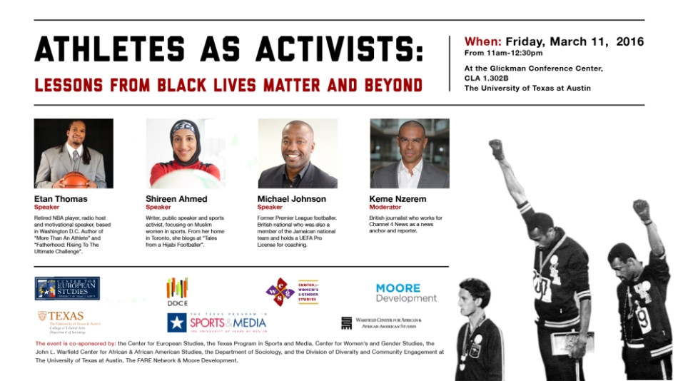 Athletes as Activists: Lessons from Black Lives Matter and Beyond