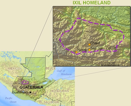 Ixil, an indigenous language spoken in Guatemala
