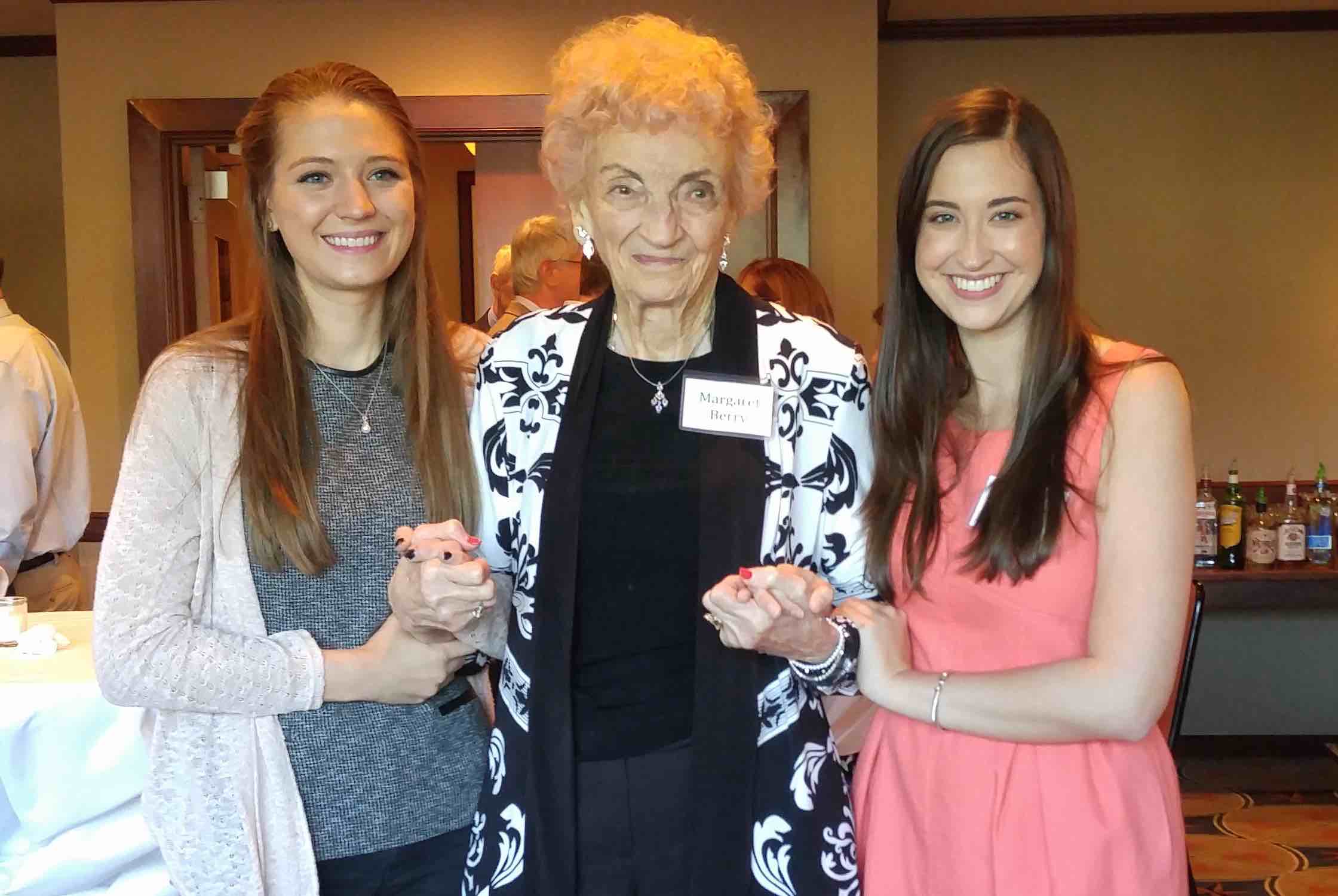 Pictured, left to right: Kylie McDaniel, Margaret Berry, & Tori Pell