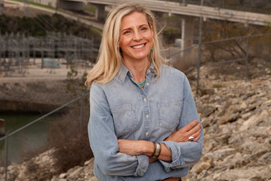 Prof. Erika Marie Bsumek. Photo by Kurt Weddle.
