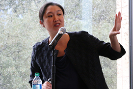Panelist Dr. Denise Y. Ho, Yale University, presented