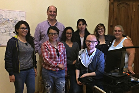 L-R, back row: Rocío Verduzco Sandoval, Matthew Butler, Yolanda Castillo Franco, Marlen Alvarado González, Theresa Polk; front row: Cecilia Bautista García, Sujey Miranda Marín, David Bliss.