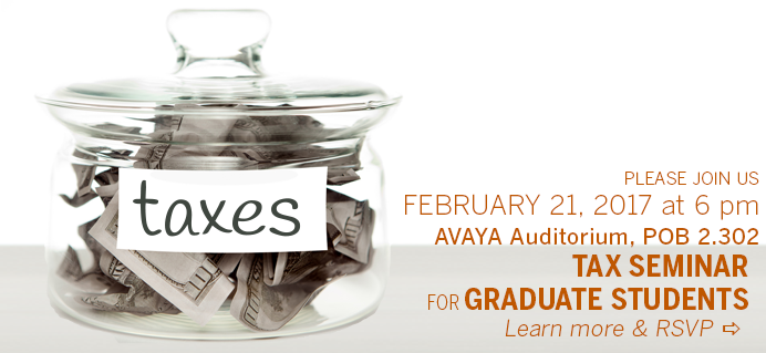 Grad Tax Workshop - February 21st