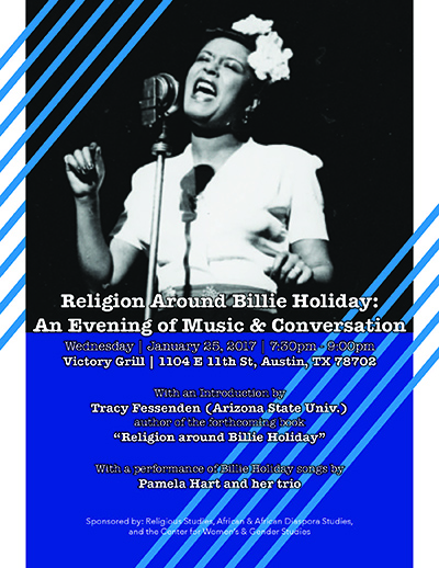 Religion Around Billie Holiday: An Evening of Music and Conversation