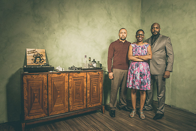 On the set of Underground (l-r) Jeffrey