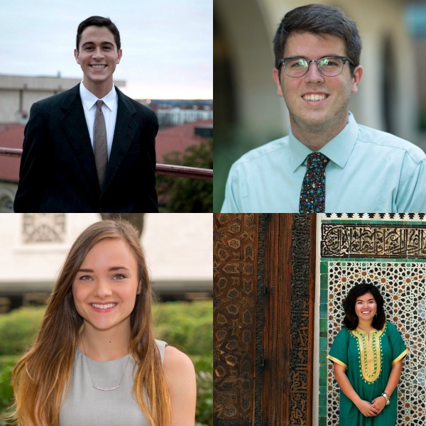 Clockwise from top: Donald Egan, Nick Gatz, Marie Sells, Abigail Newell