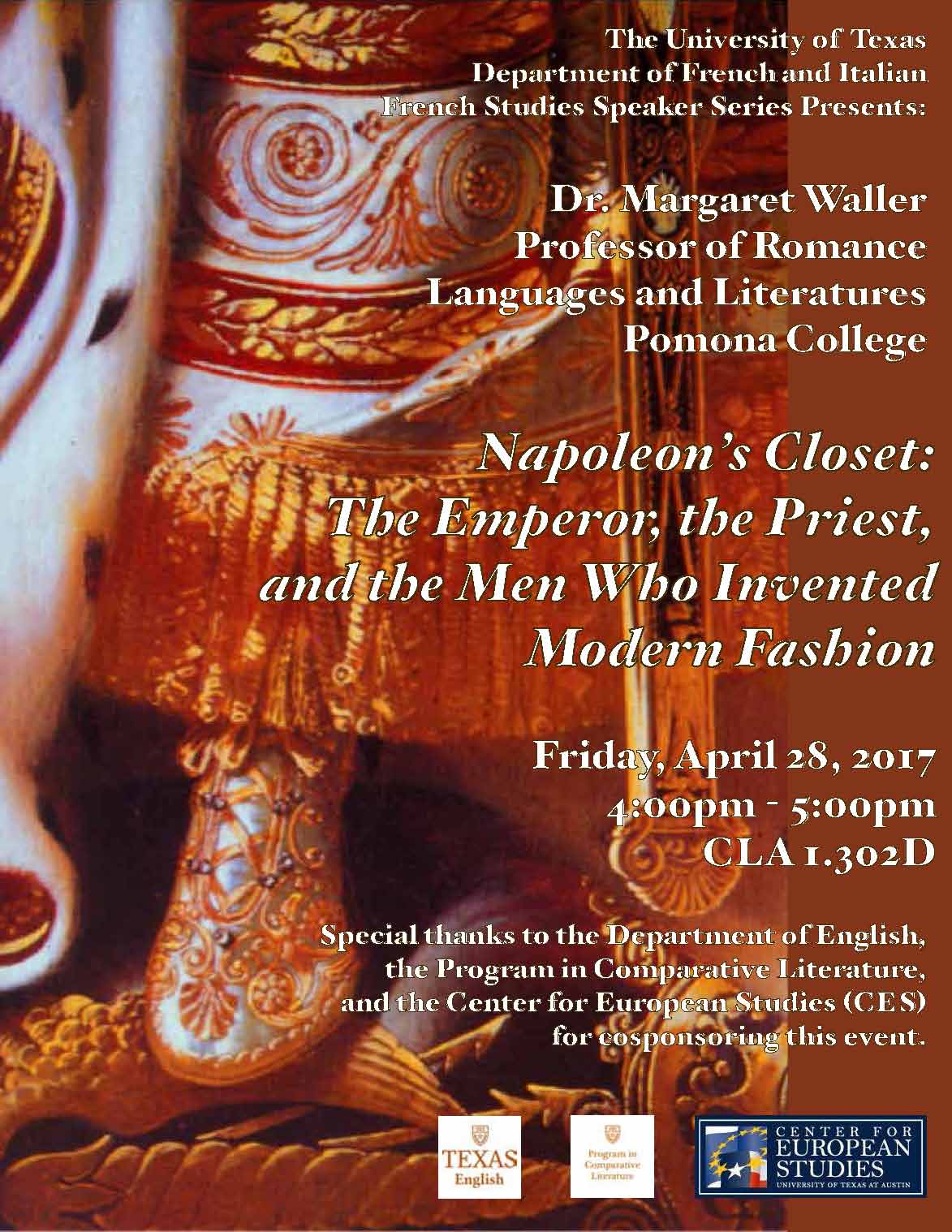 Talk: Napoleon's Closet: the Emperor, the Priest, and the Men Who Invented Modern Fashion