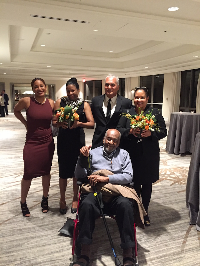 Dr. Gordon and family at the Pro Bene Meritis Award Ceremony