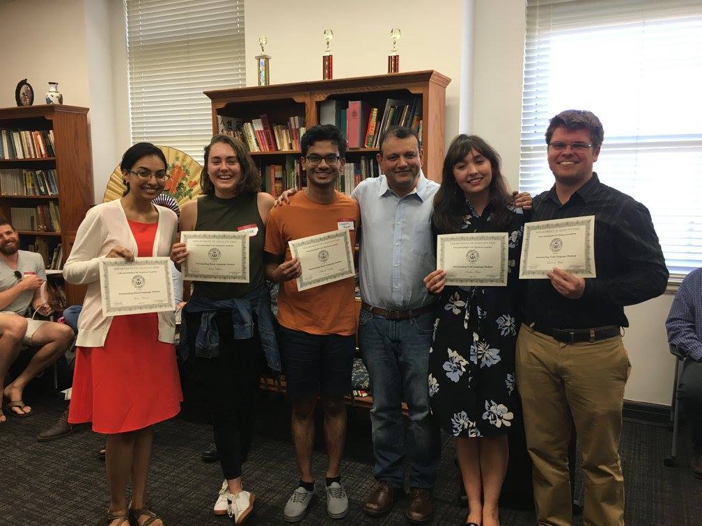 Congratulations to our Undergraduate Spring Festival Winners!