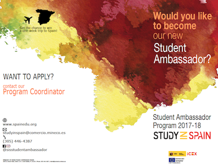 Study in Spain Student Ambassador - Now Accepting Applications