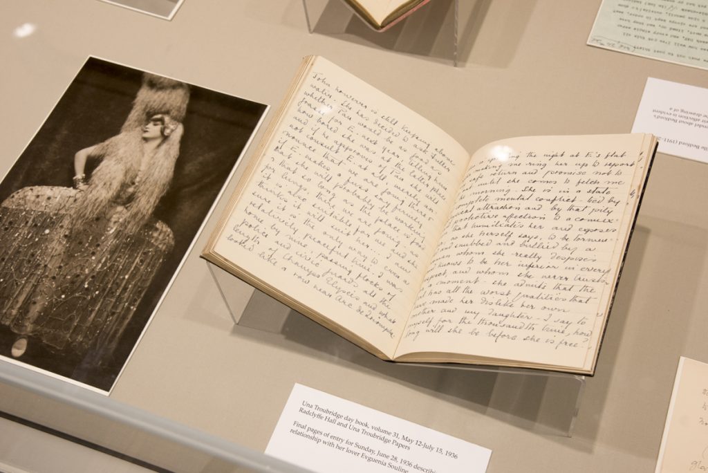Una Troubridge daybook in Coming Out of the Archives