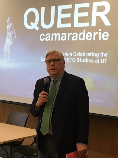 Dean Riehl Speaking at Queer Camaraderie Jan. 26, 2018