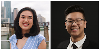 Ashley Tsao and Lucky Nguyen