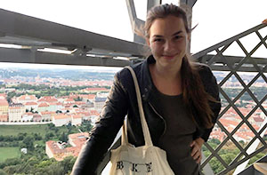 Greta Unger in Prague