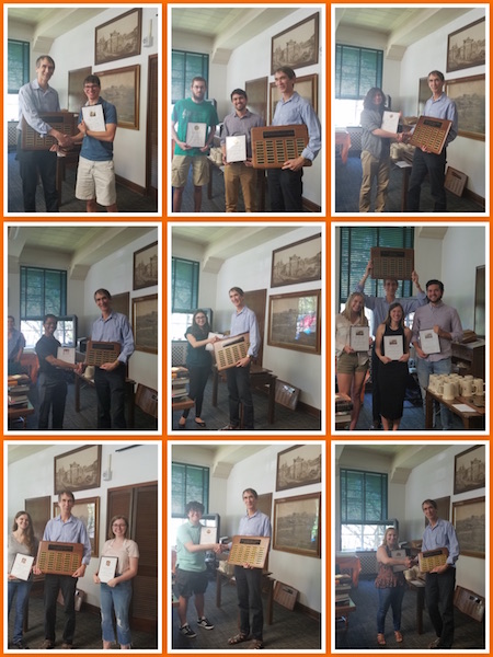 Congratulations to our Undergraduate Departmental Scholarship award winners and to all of our outstanding students!