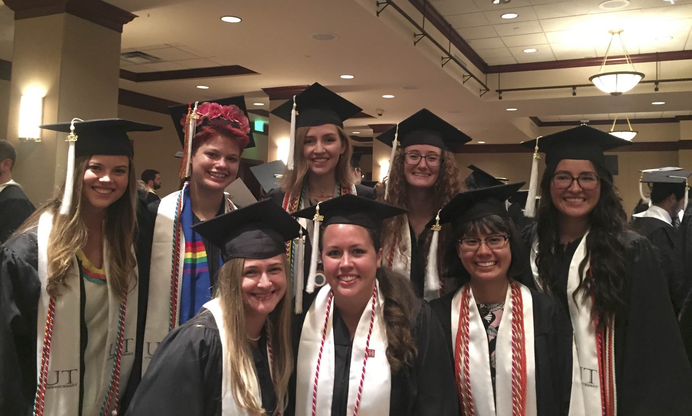 Humanities Students at Graduation