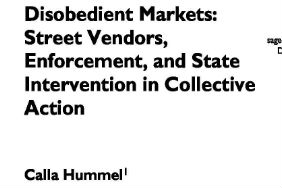 Calla Hummel - Disobedient Markets
