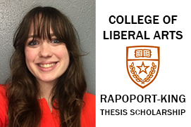 Ashleigh Pearce wins 2018-19 Rapoport-King Thesis Scholarship