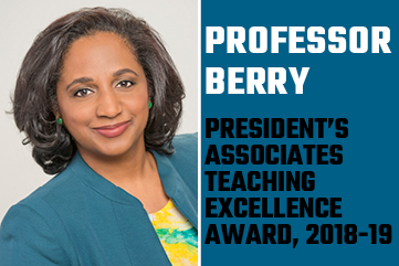 Daina Ramey Berry wins President’s Associates Teaching Excellence Award