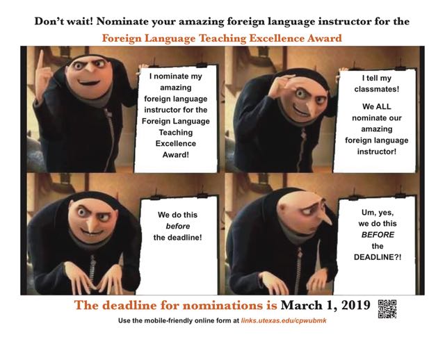 2019 Texas Foreign Language Teaching Excellence Awards