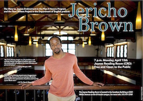 Joynes Speaker Series: Jericho Brown, 4/15