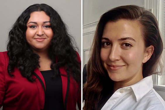 Maria Esther Hammack and Emily Whalen, Ph.D. Candidates in the Department of History, UT Austin