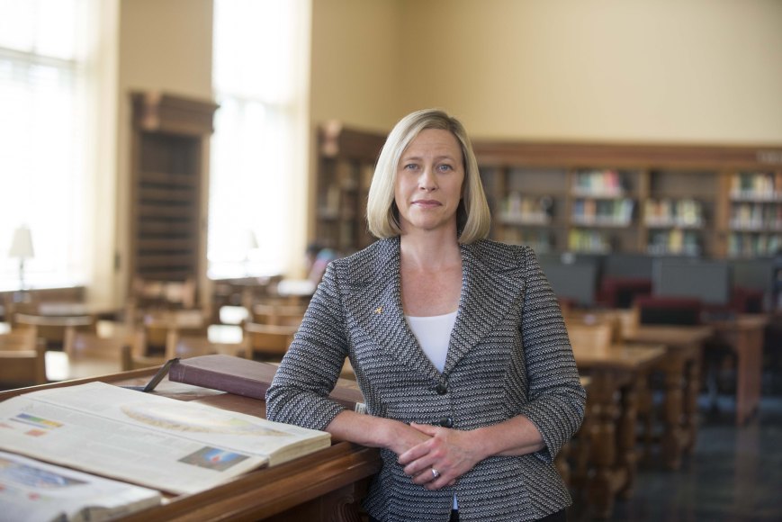 Interview with Provost Maurie McInnis on new book, Educated in Tyranny