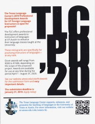 Professional Development Awards for UT Foreign Language Instructors