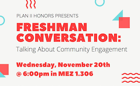 Freshman Conversation: Community Engagement