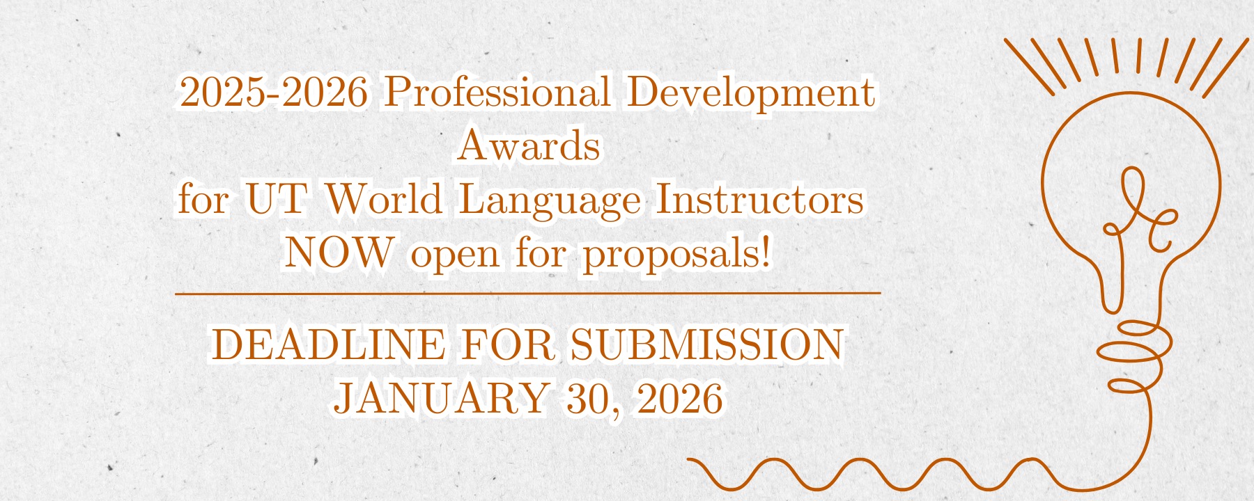 Professional Development Awards | Texas Language Center | Liberal Arts ...